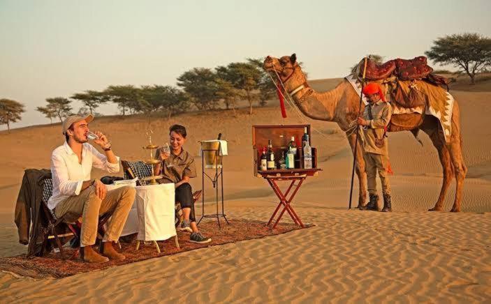 Golden Sandstone Hotel Desert Safari Camp Jaisalmer Ngoại thất bức ảnh