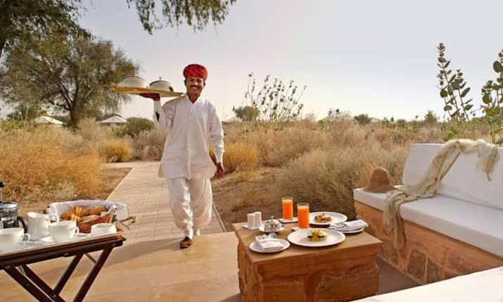 Golden Sandstone Hotel Desert Safari Camp Jaisalmer Ngoại thất bức ảnh